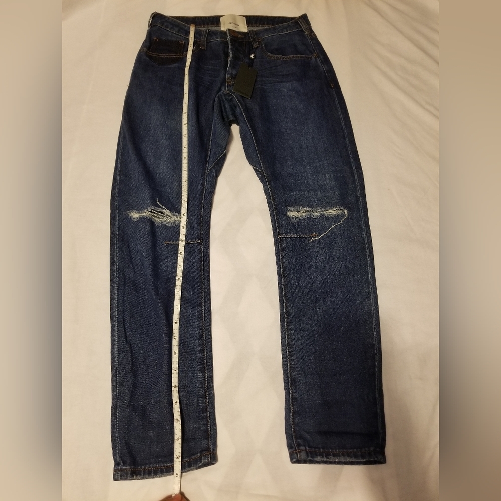 NWT Oneteaspoon Est 2000 Jeans Women's Size 24 Color Blue Moon - Picture 3 of 12